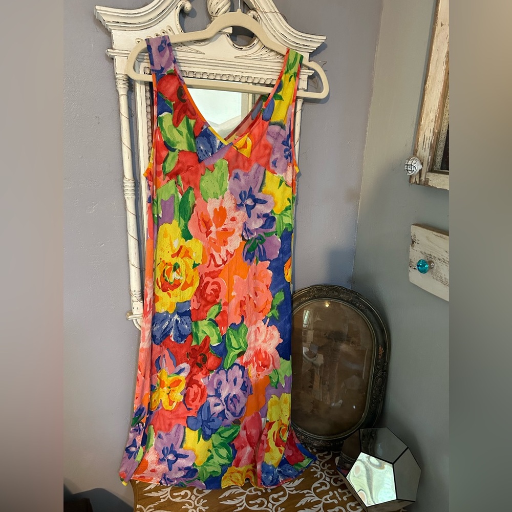 Jams Hula Moon Midi Dress EUC